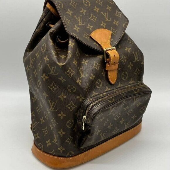 🔥EXTRA LARGE🔥 Authentic Louis Vuitton Monogram Montsouris GM Backpack Bag LV - Picture 4 of 14
